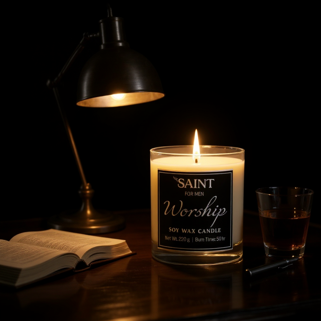 SAINT for Men – Worship Soy Wax Candle – 220g