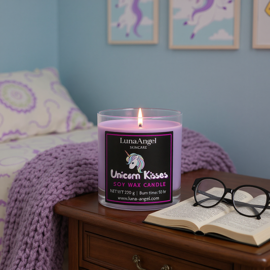 Unicorn Kisses – Soy Wax Candle – 220g