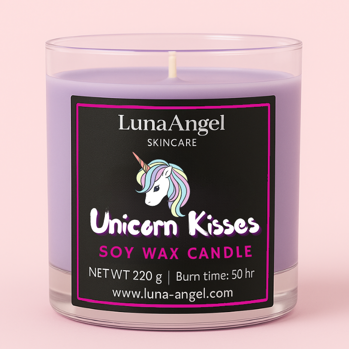 Unicorn Kisses – Soy Wax Candle – 220g