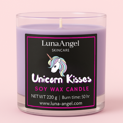 Unicorn Kisses – Soy Wax Candle – 220g