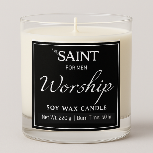 SAINT for Men – Worship Soy Wax Candle – 220g