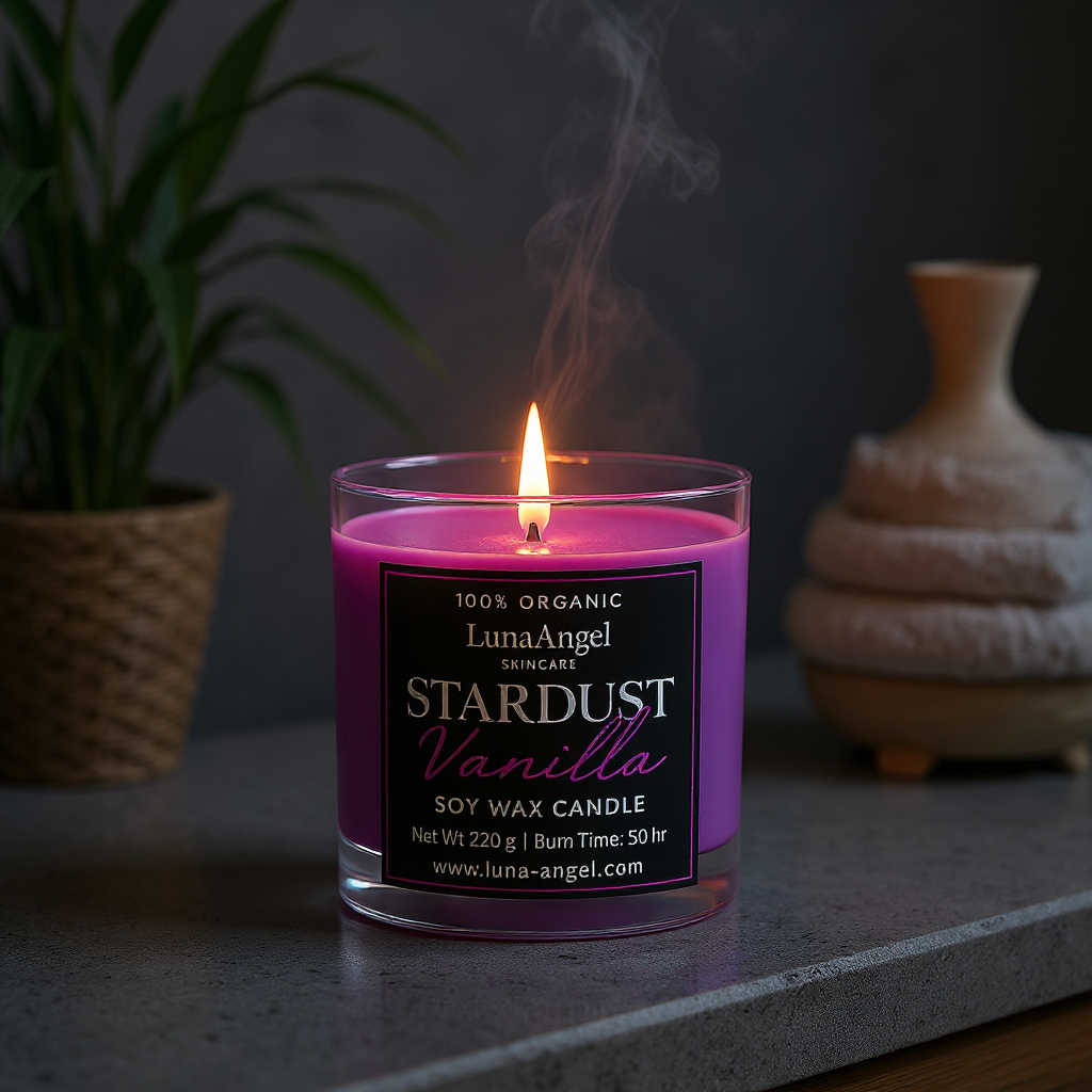 Stardust Vanilla – Soy Wax Candle – 220g