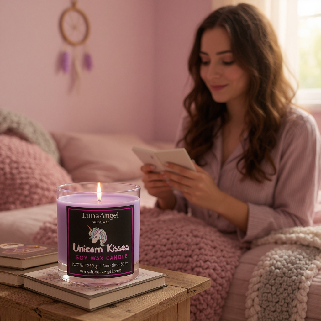 Unicorn Kisses – Soy Wax Candle – 220g