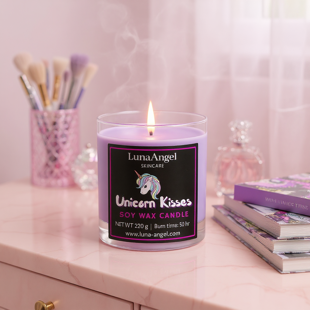 Unicorn Kisses – Soy Wax Candle – 220g