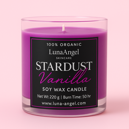 Stardust Vanilla – Soy Wax Candle – 220g